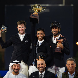 Constant Van Paesschen sur le podium à Charjah