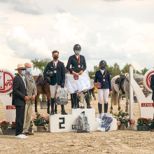 Le podium du championnat LEWB juniors