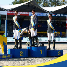 Le podium (Photo : Zangersheide)