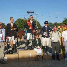 Le podium de la Coupe de Wallonie seniors