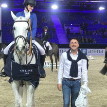 Louise Joassin et son père Dominique Joassin