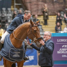 Grégory Wathelet et Bond Jamesbond de Hay (© FEI)