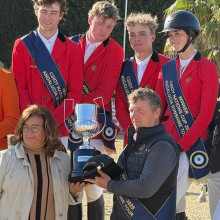 L'équipe young riders belge à Vejer