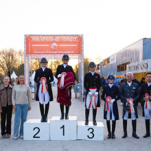 La remise des prix du Grand prix 3* (© Top Dressage Tolbert)