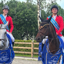 Bart Jay Jr Vandecasteele et Mathieu Guéry (© Equibel)