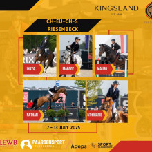 L'équipe belge children pour le championnat d'Europe de jumping (© Equibel)