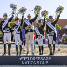 L'équipe belge victorieuse à Lier (©FEI/Hippo Foto)