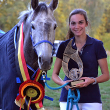 Céline Maquet avec Eaunoire Ikam @ Jan Deprez