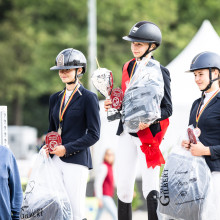 Le podium du championnat LEWB scolaires