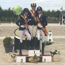 Podium Ch. Belgique Dressage Poneys 29-07-2018
