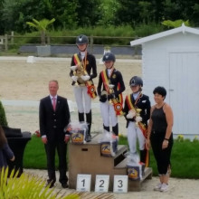 Podium Ch. Belgique Dressage Poney