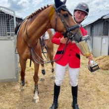 Cyril Gavrilovic (Gatine de l'Aubrée) a remporté le 1* de Saumur la semaine dernière (sur la photo, c'est Elmundo de Gasco)