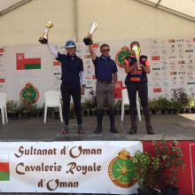 Elisabeth Hardy - 2ème avec Helwa au CEI2* de Florac (FRA) - Septembre 2017