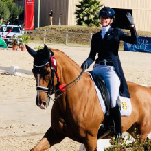 Laureen Poncelet et Andretti au CDI3* de Nice 2018 @ Facebook Laureen Poncelet