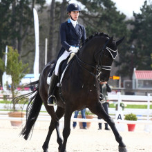 Laurence Vanommeslaghe et Havalon 2018 @PSV - collection personnelle de la cavalière