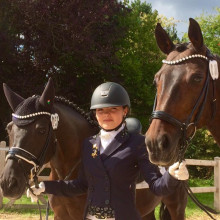 Lisa Arcq et ses poneys Benji et Egg Land's Ithalo - août 2017
