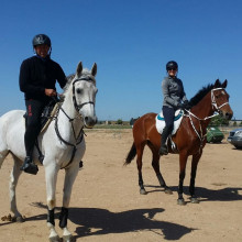 Louna Schuiten et Divine d'Aranguren - Madrid CEI3* 160 km - 5-05-2018 @Facebook Pierre Arnould