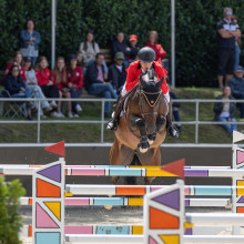 Mathieu Guéry et Time-Breaker S Z à Riesenbeck (© Hippo Foto)