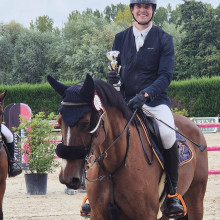 Simon Vlaminck, vainqueur du Grand prix STX 1m40