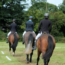 SRNC Irlande juillet 2016 - Round 1 dressage - Marijke/Kirsten/Julie (c) Regina Rahls et Tara Gottmann