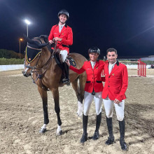 L'équipe belge à Sharjah