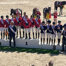 Les Champions d'Europe Young Riders de saut d'obstacles à Oliva 2022 Photo@Equifans